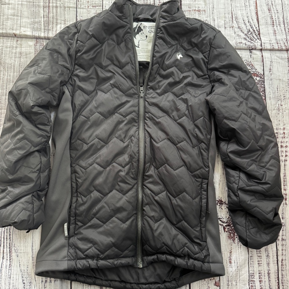 Shred Dog Gray Insulated Jacket Size 16 3M Thinsulate Winter Coat